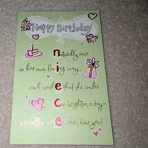 American Greetings Birthday Card